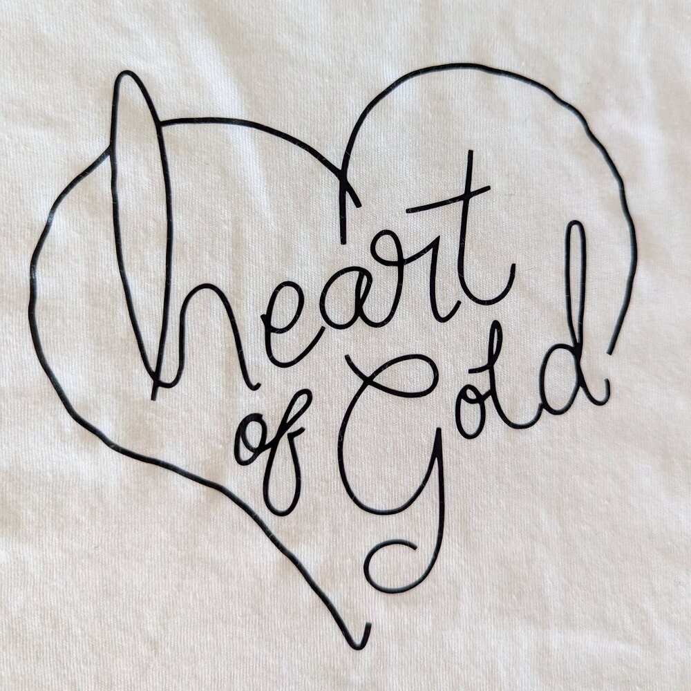 Heart of Gold kids tee Wee Vintage size 5/6 VGUC
